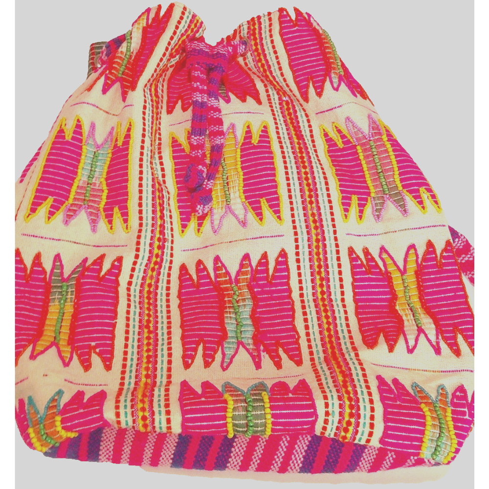SL by Street Level -Handmade Wayuu Mochila Backpack with Adjustable Drawstring